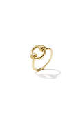 Minimalistischer Ring mit einem Kreis